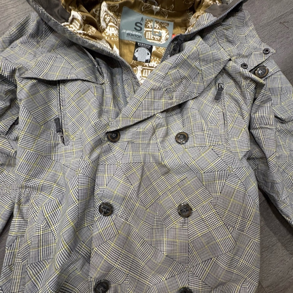 Burton Checkered ski snowboarding jacket - Picture 5 of 13